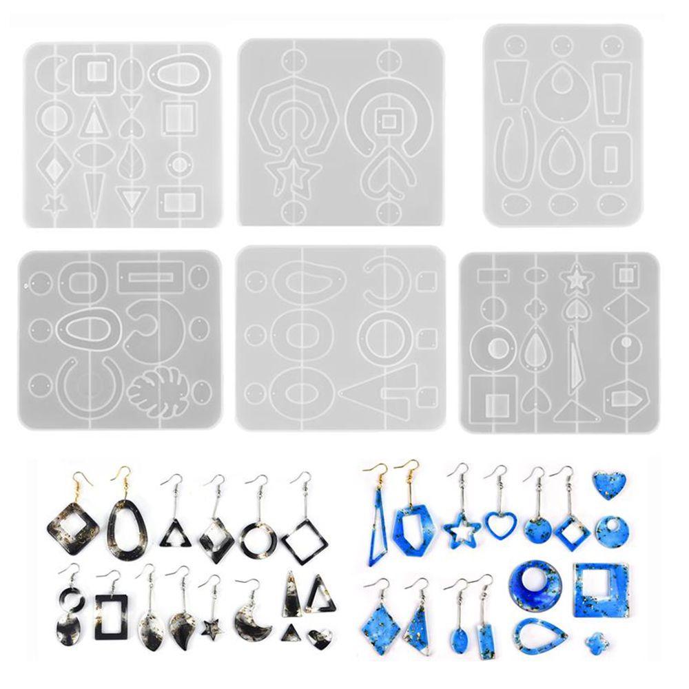 YNATURAL Khuôn Silicone Làm Mặt Trang Sức Kiểu Hình Học