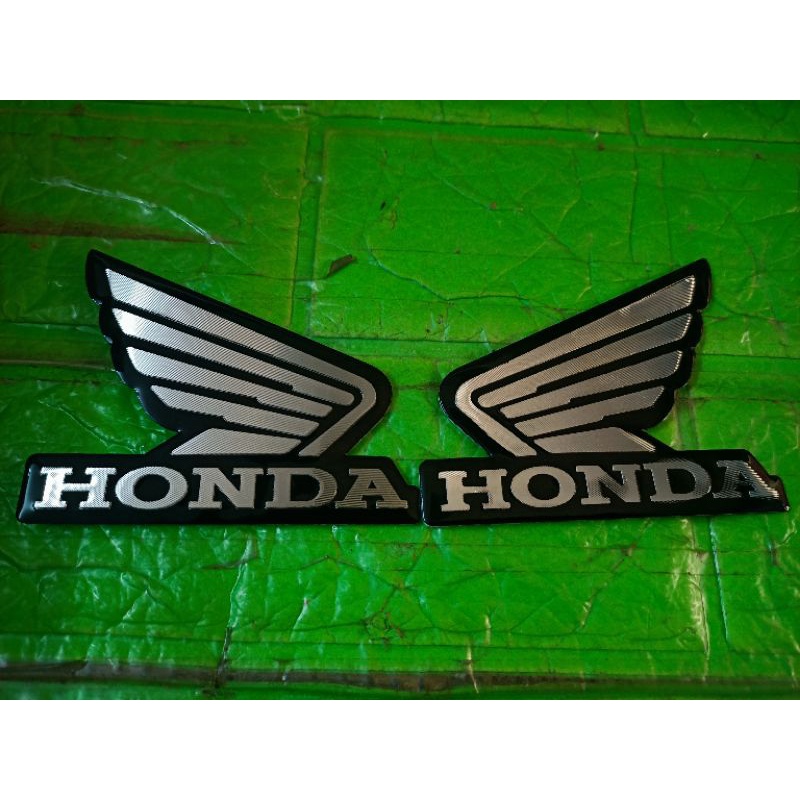 Bộ tem nổi cánh chim honda  hợp kim nhôm cao cấp