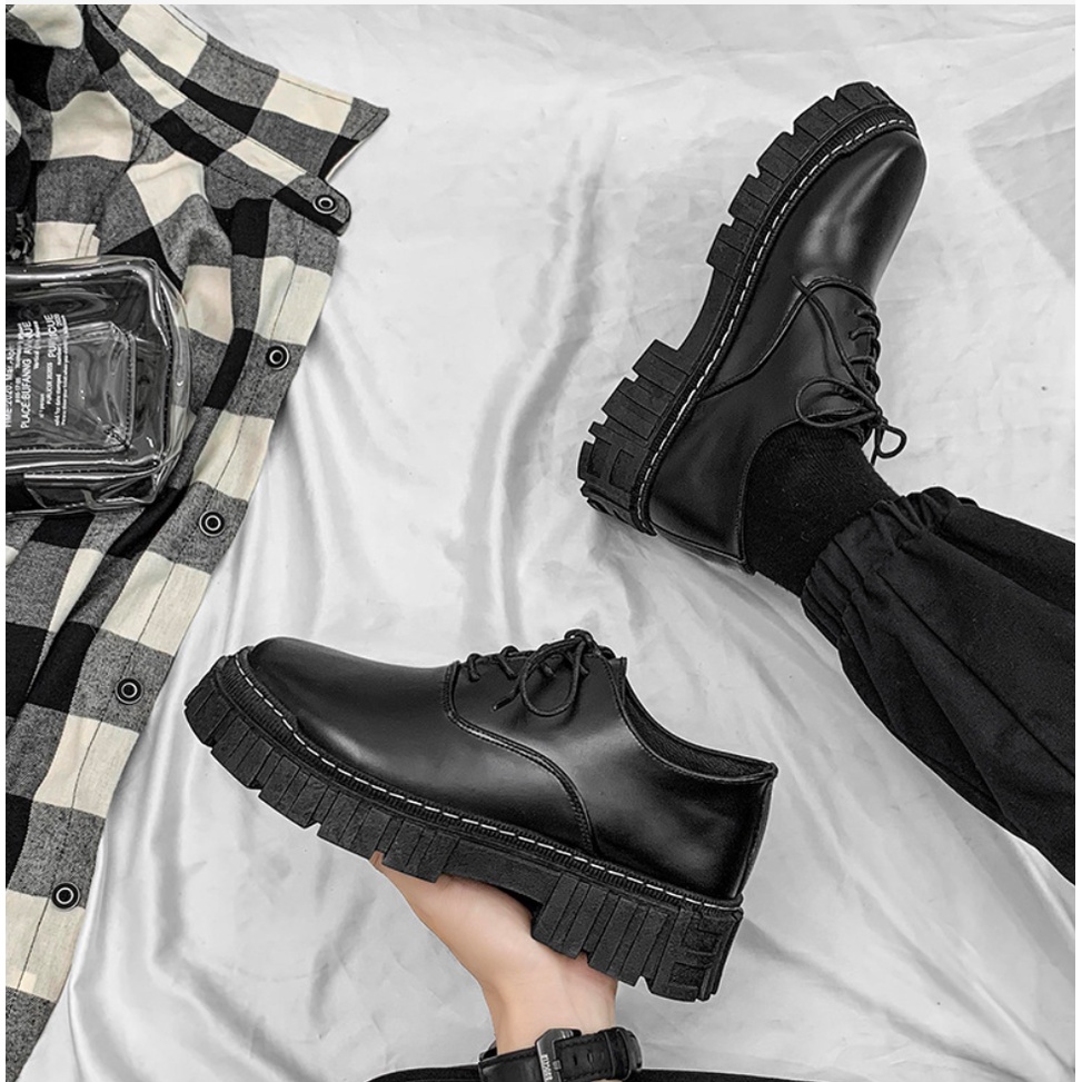 (VIDEO THẬT HÀNG TUYỂN CHỌN) Giày Bốt dr martens JAM thấp cổ tăng chiều cao 6 cm