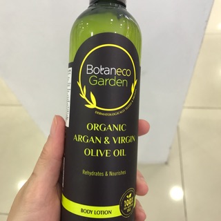 Sữa Dưỡng Thể Organic Argan & Virgin Olive Oil từ Botaneco Garden