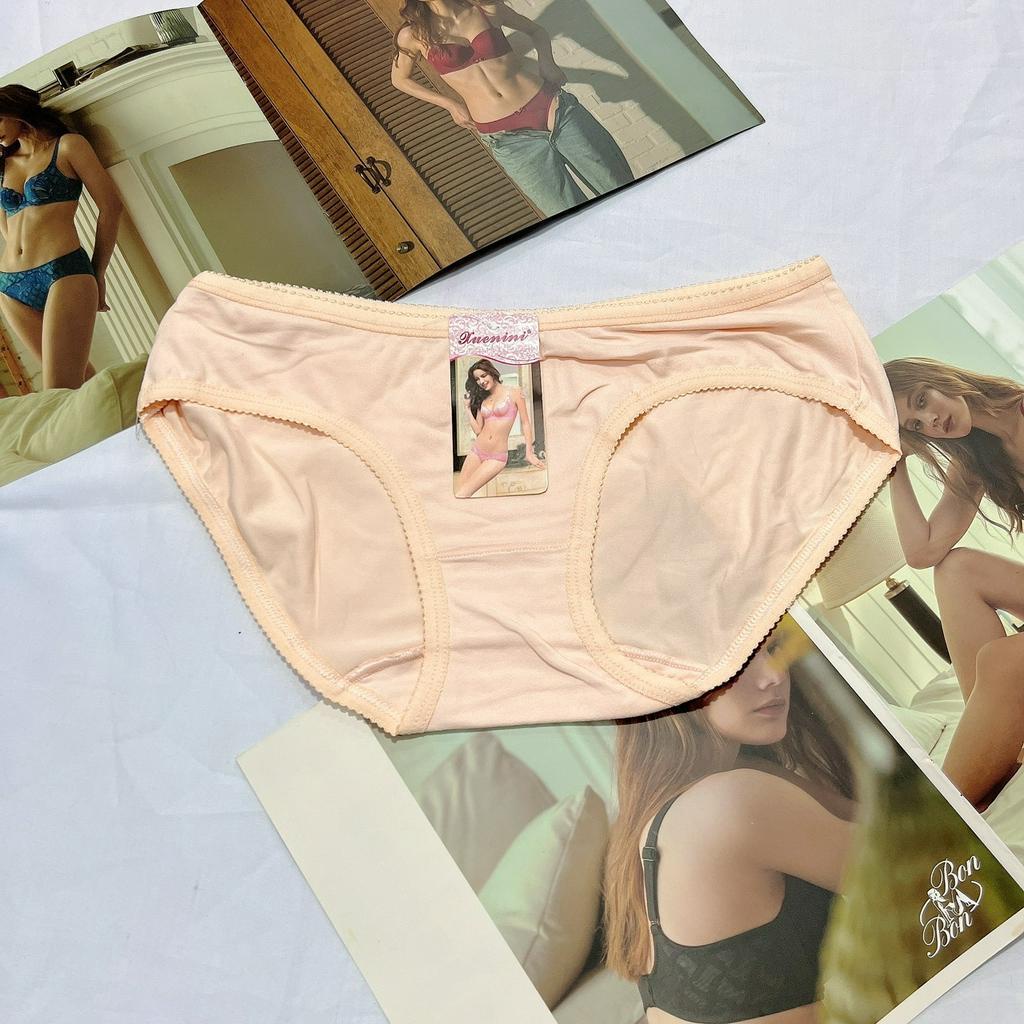 Quần lót nữ cotton dạng phom mini cạp thấp mềm mịn thoáng mát size dưới 50kg