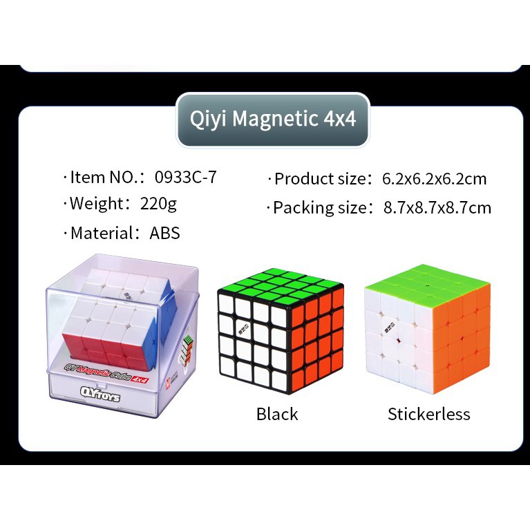 [Mã LIFE0503TOYS giảm 10% đơn 0Đ] Rubik 4x4 QiYi MS 4x4x4 Có Nam Châm