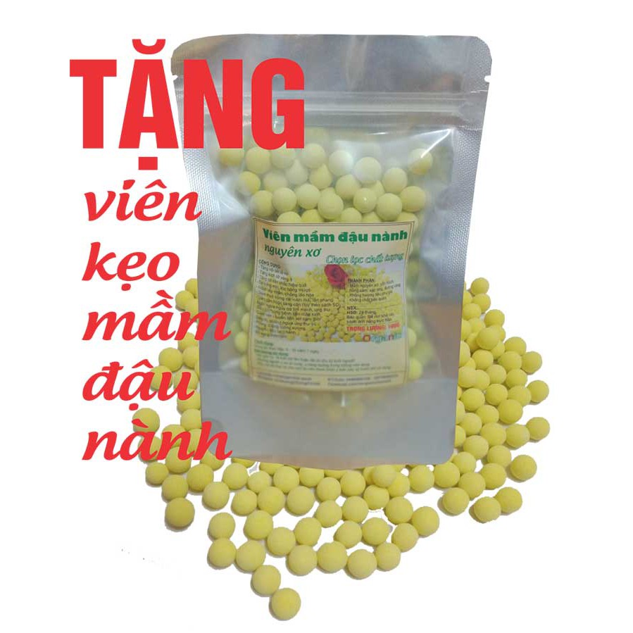 [500G] Bột Mầm Đậu Nành Nguyên Xơ (Tặng 100G Viên kẹo mầm đậu nành)