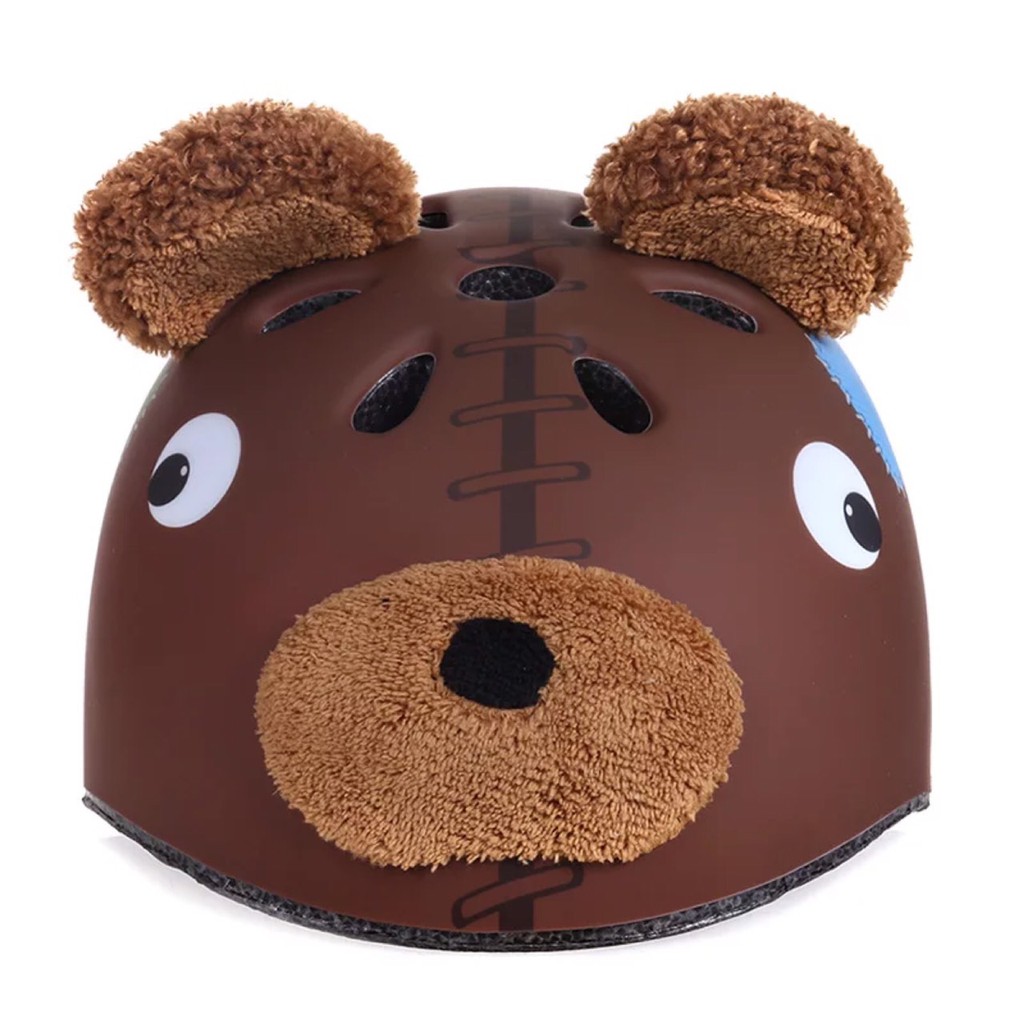 Mũ bảo hiểm corsa hình con gấu mũ bảo hiểm trẻ em có thể làm mũ đôi bố mẹ và con