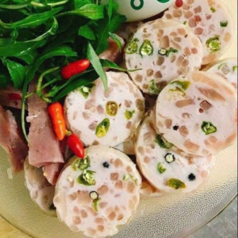 Chả Da Tai heo Ớt Xiêm Xanh