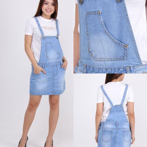 Váy Yếm Jean Ngắn Cho Tuổi Teen JSK