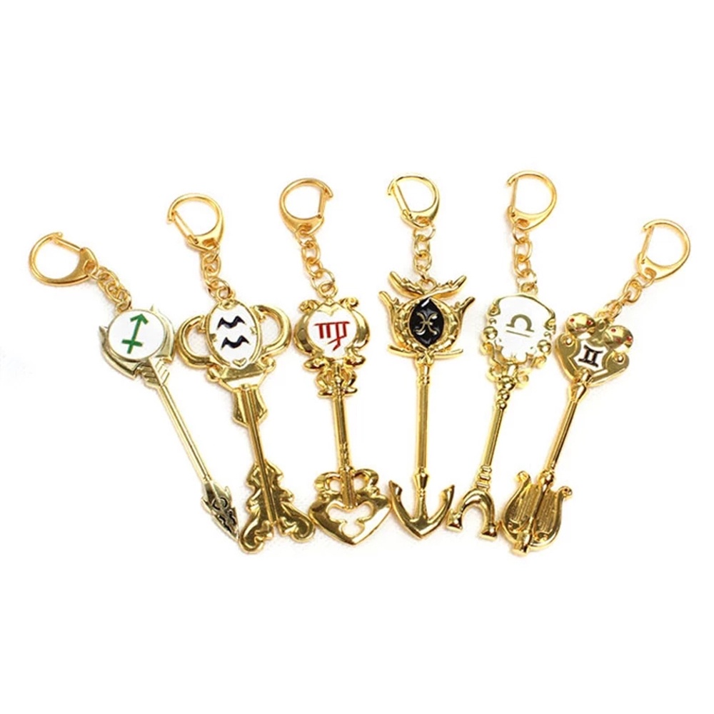 Móc Khóa Họa Tiết Hoạt Hình Twelve Fairy Tail Dễ Thương