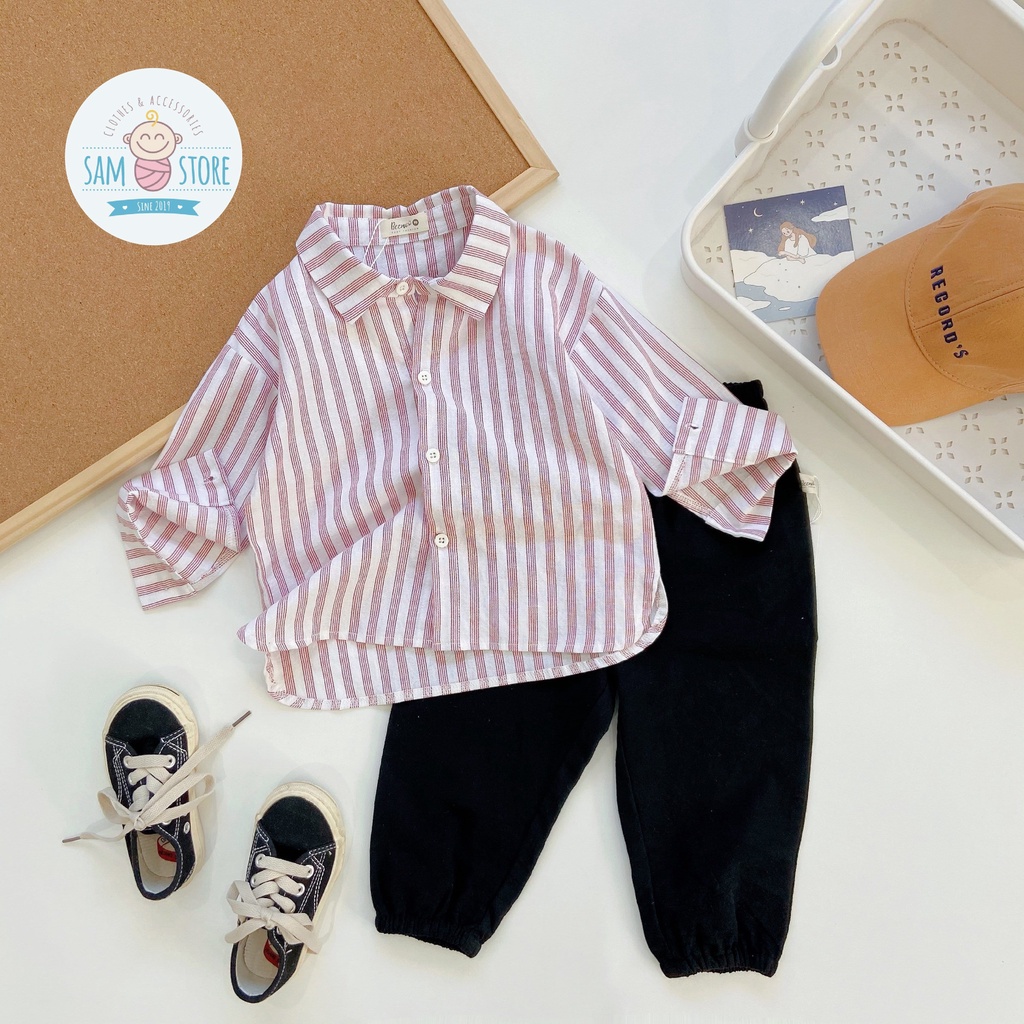 SET SƠ MI ĐI HỌC ĐI CHƠI SIÊU HOT CHO BÉ TRAI