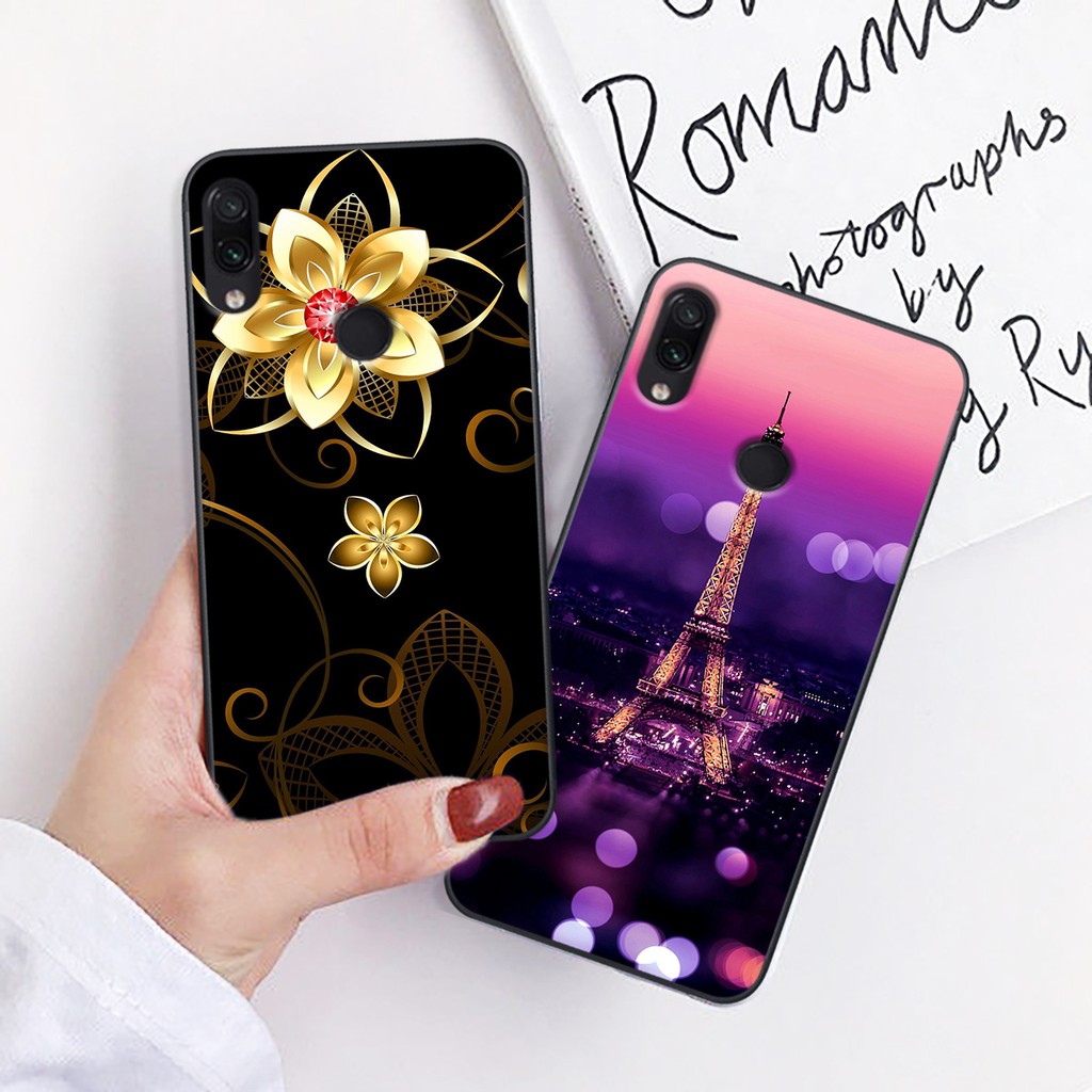 Ốp lưng điện thoại XIAOMI REDMI 7 - NOTE 7 in hình hoa siêu đẹp- Doremistorevn