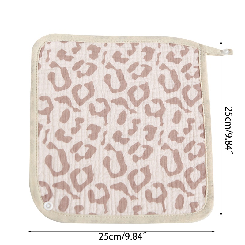 Yếm Cotton Nhiều Lớp Siêu Thấm Thân Thiện Với Da Cho Bé Mọc Răng