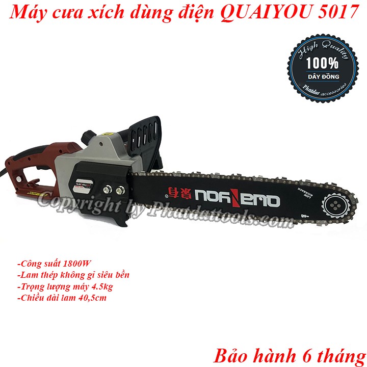 Máy cưa xích chạy điện QUAIYOU QY5017