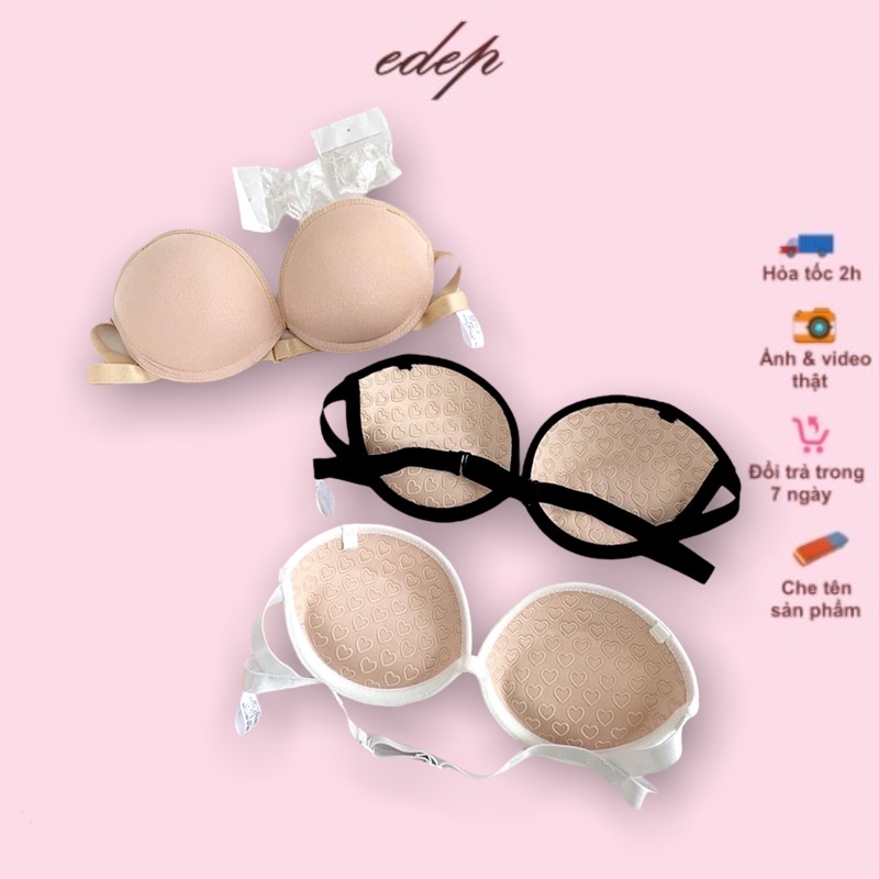 Áo Ngực Cup Ngang Nâng Ngực Cài Sau (Có Kèm Dây Trong) 750