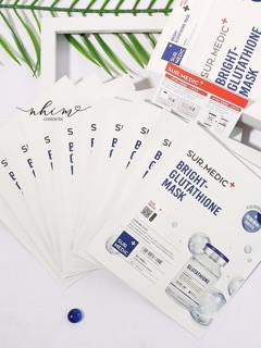 MẶT NẠ DƯỠNG TRẮNG DA 𝐒𝐔𝐑.𝐌𝐄𝐃𝐈𝐂+ 𝐁𝐫𝐢𝐠𝐡𝐭 - 𝐆𝐥𝐮𝐭𝐚𝐭𝐡𝐢𝐨𝐧𝐞 𝐌𝐚𝐬𝐤