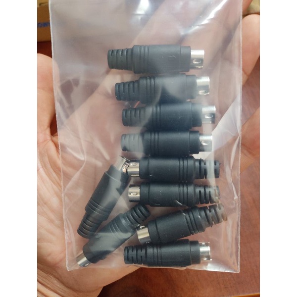 Cổng MD6, PLC Mitsubishi Q, PLC LS, Cổng tròn, 6 chân