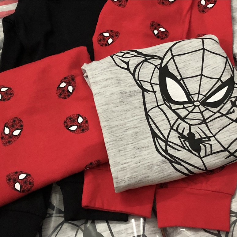 Bộ dài tay cho bé trai - Set 2 bộ dài tay Spiderman Next chất cotton cho bé trai size 2-7t