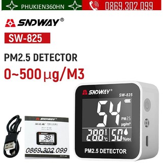 Máy đo chất lượng không khí SNDWAY SW-825-Hàng chính hãng