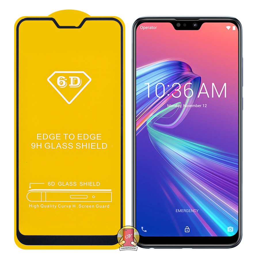 Kính cường lực 6D Zenfone Max Pro (M2) ZB631KL Full Màn, Full Keo Thế Hệ Mới