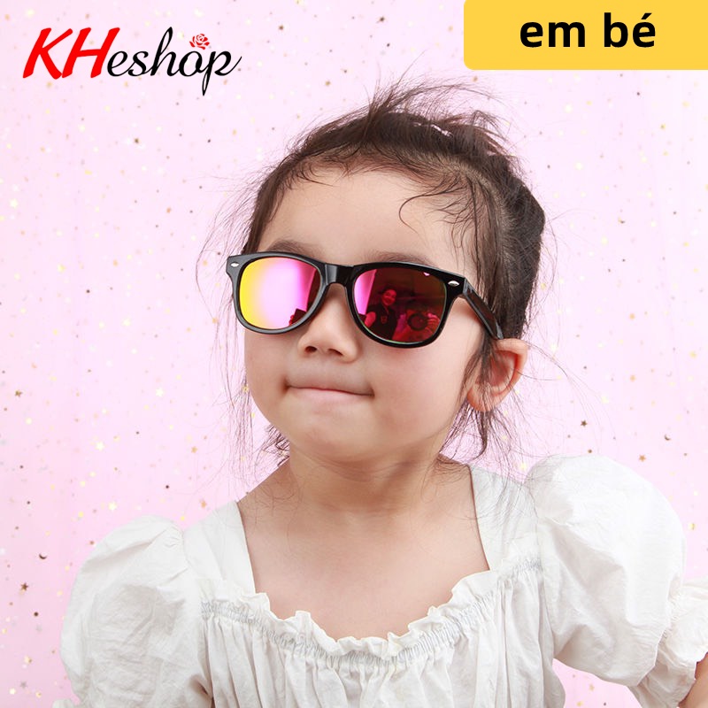 Kính râm cho bé 2-9 tuổi kiểu dáng mới, siêu cute, kính chụp ảnh đi nắng cho bé yêu mã Y1351