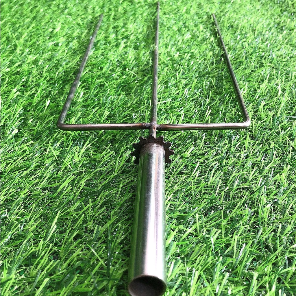 Xiên 3 chạc INOX nướng thịt bằng máy quay tự động cho máy 5 xiên - 7 xiên và 10 xiên