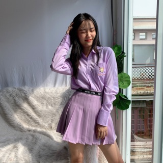 SET HỌC SINH MÀU TÍM NATTHY STYLE