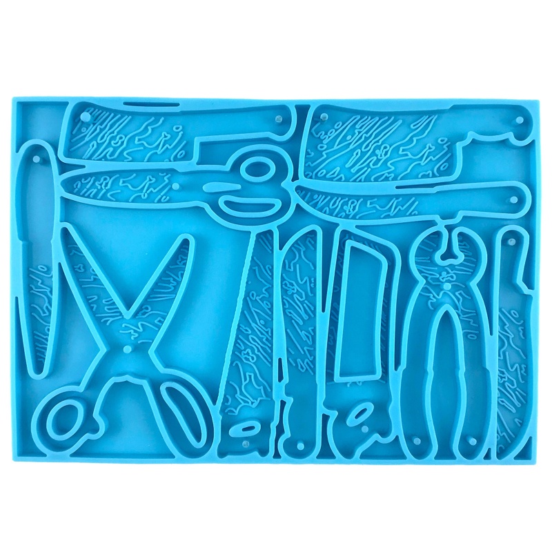 Khuôn Silicone Làm Mặt Dây Chuyền Hình Cây Kéo DIY