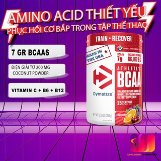 DYMATIZE ALTHELETE BCAA -PHỤC HỒI CƠ BẮP, BỔ SUNG VITAMIN VÀ ĐIỆN GIẢI (25 LẦN DÙNG)