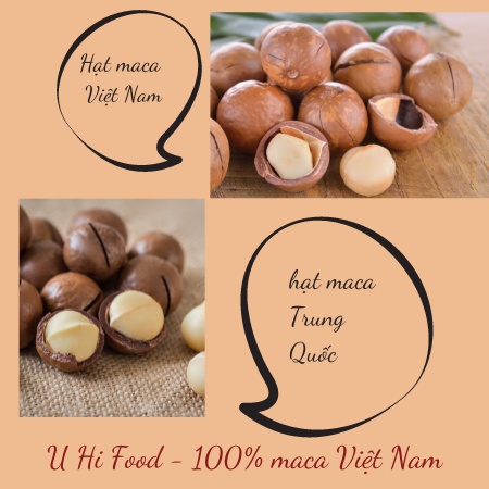 500gr nhân hạt maca sấy chín bể đôi. 100% Việt Nam