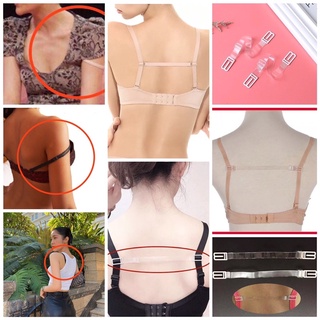 Dây trong suốt giữ dây áo trong không bị tuột, dây cố định chống rớt quai áo lót tự tin mặc áo 3 lỗ