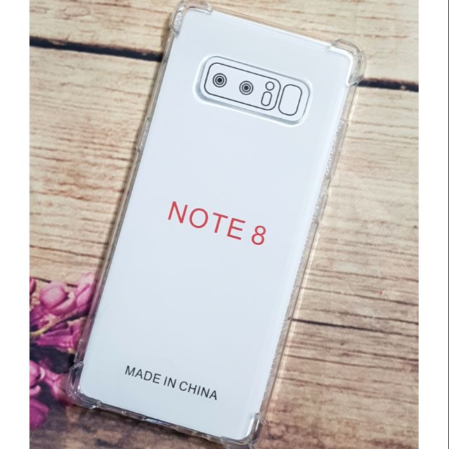 Ốp lưng Samsung Note 8 Dẻo silicon chống sốc 4 cạnh hạn chế vàng ố cao cấp