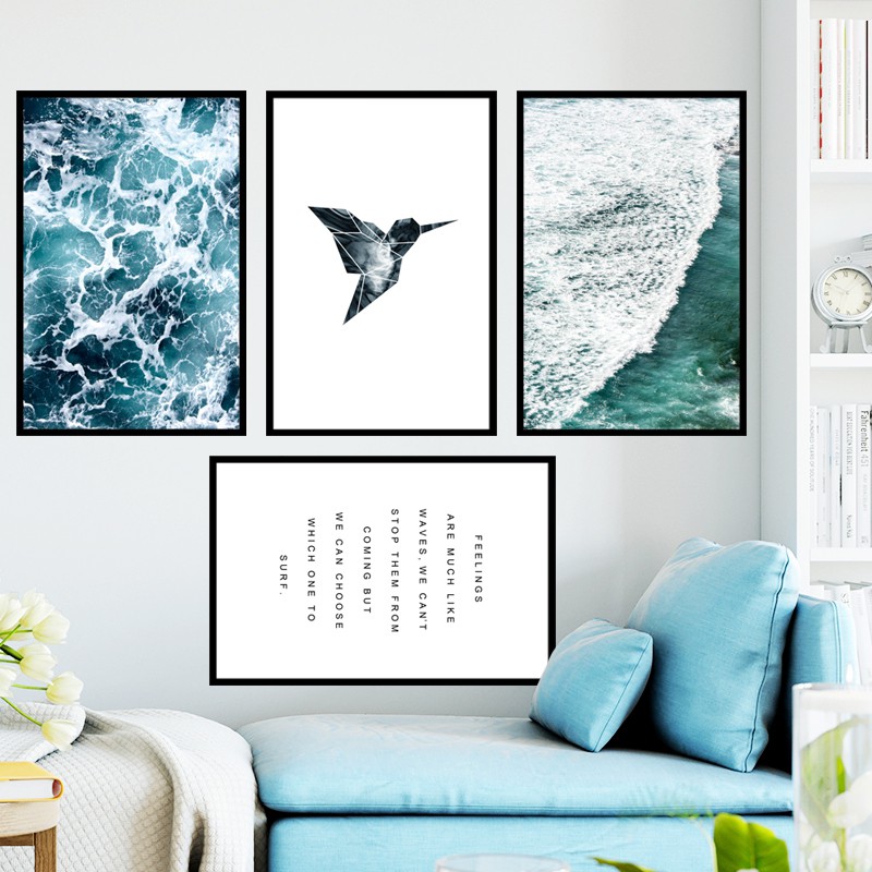 Sticker Decal Dán tường các mẫu khung tranh siêu đẹp Beautifullhouse