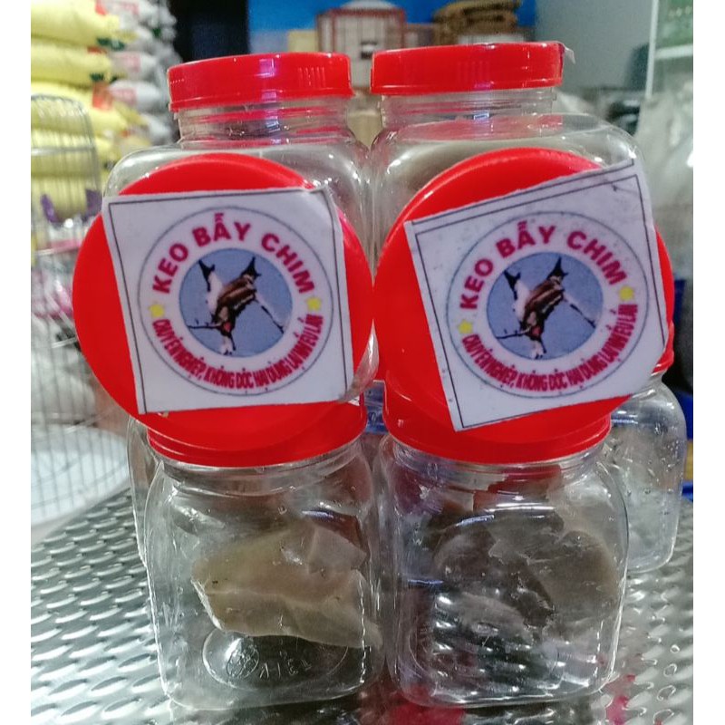 Keo Dính Chim siêu dính lọ 70g - Bẫy Chim Sẻ, khuyên các loại