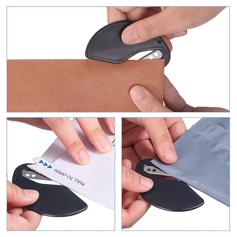Set 3 Dụng Cụ Cắt Phong Bì Với Lưỡi Cắt Giấy In Chữ Không Cần Khoan Lỗ