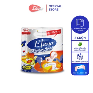 Giấy bếp đa năng Elene 2 cuộn 2 lớp