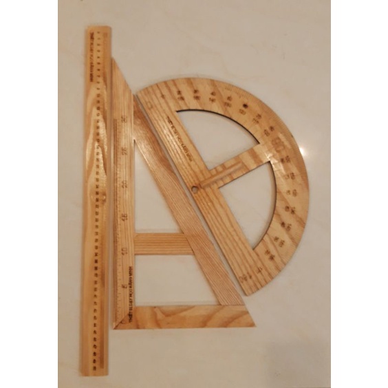 Bộ thước gỗ sồi