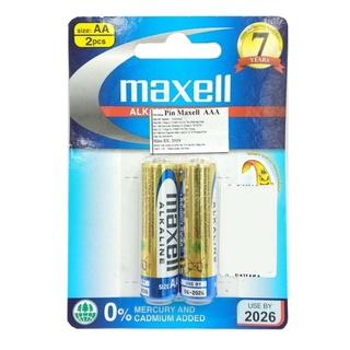 Pin vỉ maxell Alkaline AA