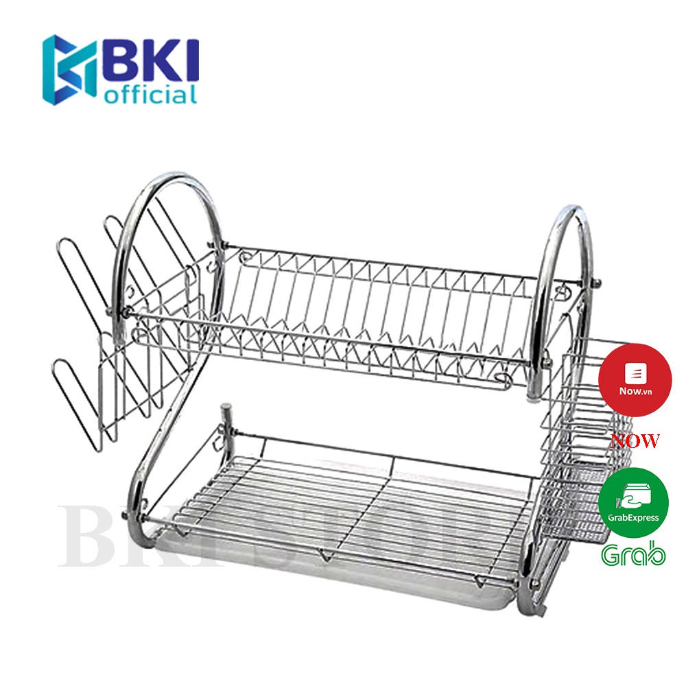 Kệ, Chạn Úp Bát Đũa Inox 2 Tầng