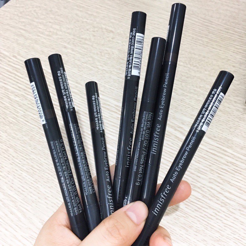 CHÌ KẺ MÀY 2 Đầu Innisfree Auto Eyebrow Pencil (Màu nâu đen)