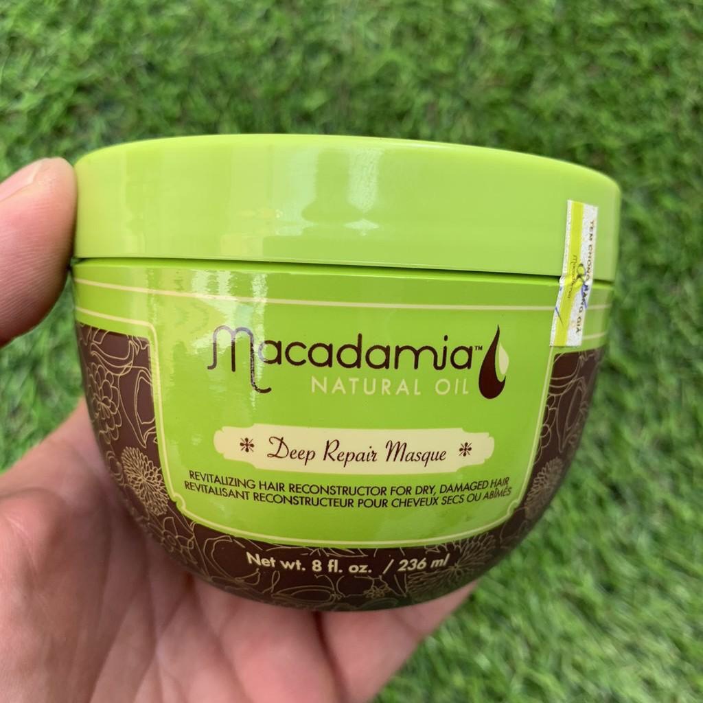 [Macadamia-chính hãng] Kem Hấp Tóc Macadamia Deep Repair Masque 236ml