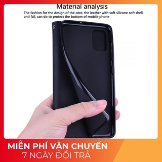 Bao Da Samsung Note 8, Note 9, Note 10, Note 10plus, Note 20, Note 20ultra Nắp Gập Hít Nam Châm Bảo Vệ điện Thoại