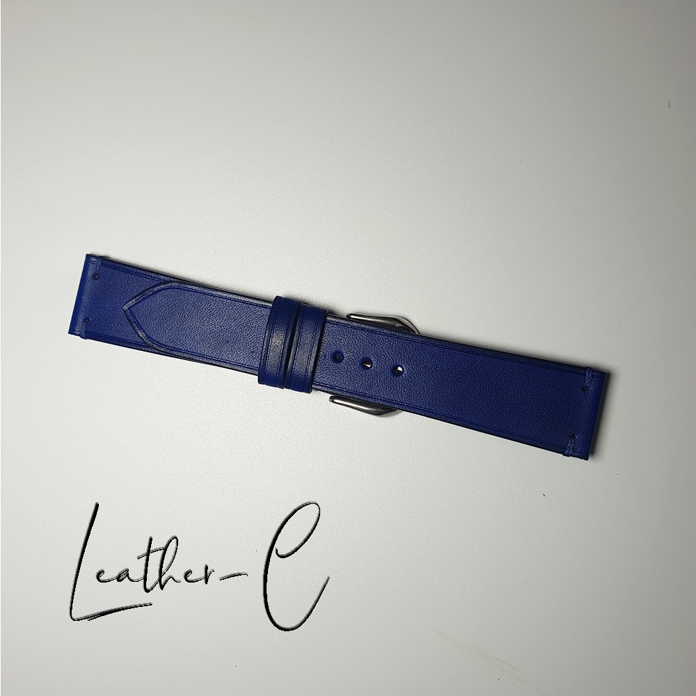 Dây đeo đồng hồ da bò màu xanh Navy-Blue DBXN05TẶNGKÈMKHÓA+DỤNGCỤTHAYDÂY+BH24tháng