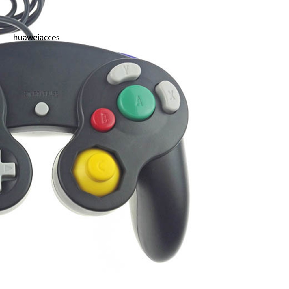 HUA-Wired Game Controller Gamepad Joystick for NGC Nintendo Game Cube Wii Console