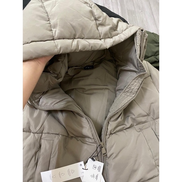 [ẢNH THẬT/SẴN] - Áo phao Zara dư xịn, phao dày siêu ấm, check code (1 số nguyên chip) | BigBuy360 - bigbuy360.vn