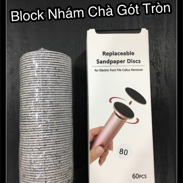 Giấy Nhám Chà Gót Tròn