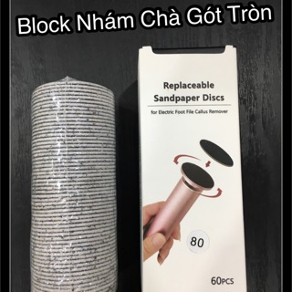 Giấy Nhám Chà Gót Tròn