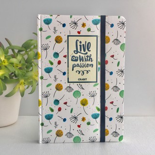Sổ tay Crabit Live with passion - kẻ ngang trắng