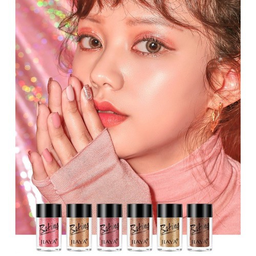 Nhũ mắt bắt sáng Jiaya 6 tone màu nhũ lì lâu trôi | BigBuy360 - bigbuy360.vn