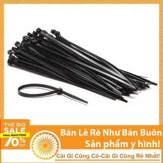 Gói 1000PCS Dây Thít Đen 3x100mm