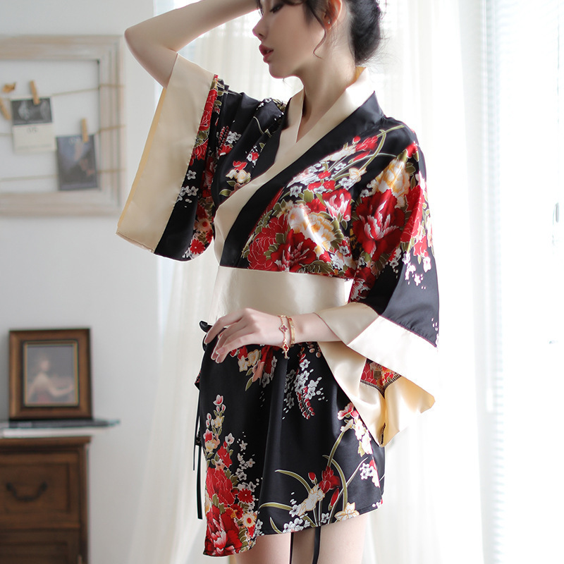 Đồ Ngủ Kimono Phong Cách Nhật Bản Quyến Rũ Cho Nữ