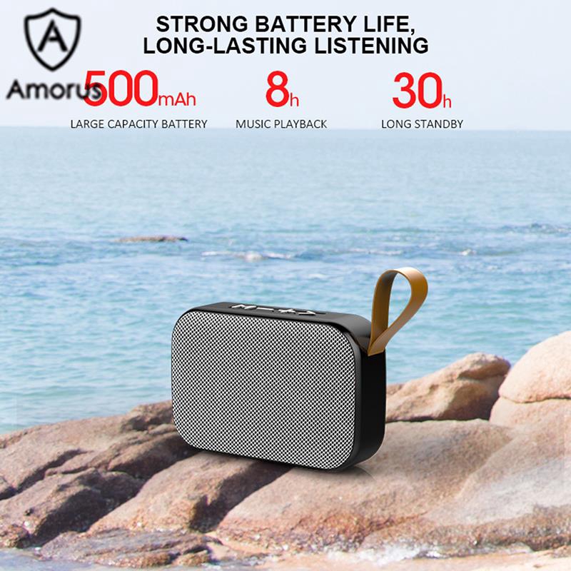 Loa bluetooth 5.0 không dây Amorus G2C âm thanh siêu trầm chất lượng cao hỗ trợ thẻ TF