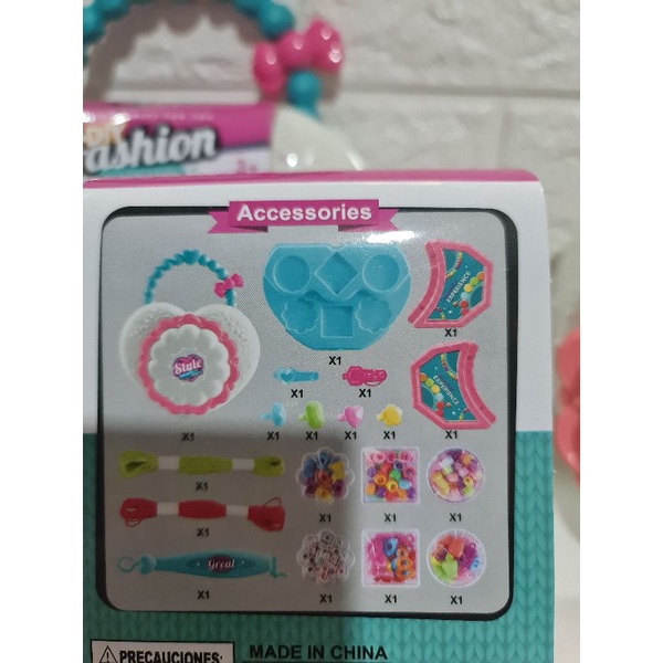 GIỎ XÁCH XÂU HẠT CAO CẤP DIY- CÓ THỂ DÙNG LÀM BÀN TRANG ĐIỂM MINI CHO BÉ, CÓ CLIP (ví xâu vòng)